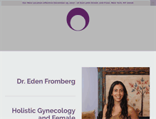 Tablet Screenshot of doctoredenfromberg.com